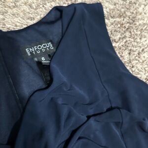 Enfocus Studio Midnight Blue Jumpsuit